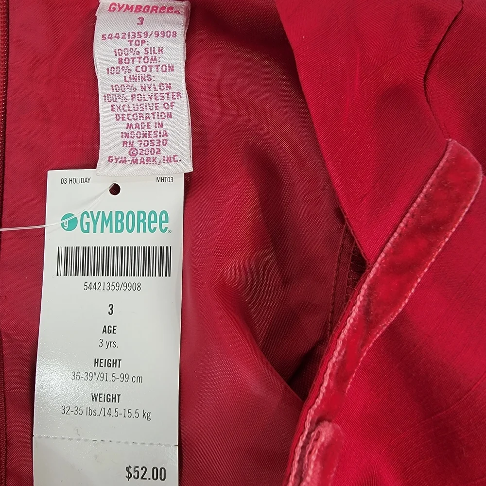 NWT Gymboree Red Long Sleeve Dress - Picture 11 of 12
